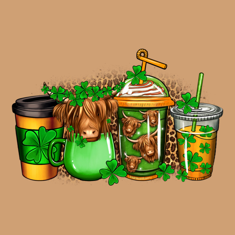 Longhaired Cow St Patricks Coffee Vintage Tee by Jasminsmagicworld | Teevron
