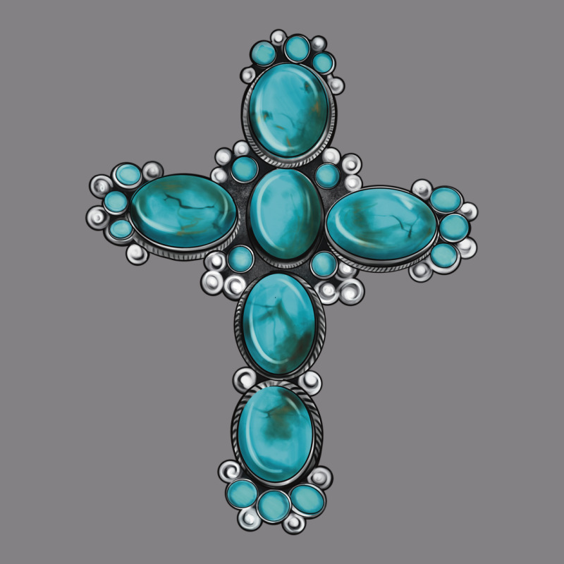Western Gemstone Cross Heavyweight Hoodie by Artiststas | Teevron