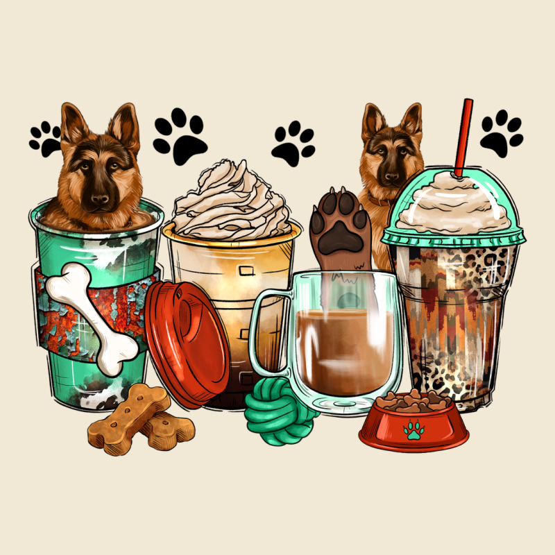 German Shepherds Coffee Cups Premium Tee by Zillion Design Studio | Teevron
