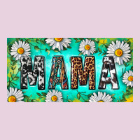 Turquoise And Daisy Mama Ladies Tee | Teevron