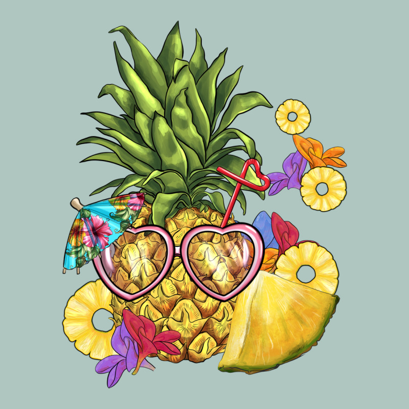 Pineapple Enjoying Premium Sweatshirt by BarkalooDesign | Teevron