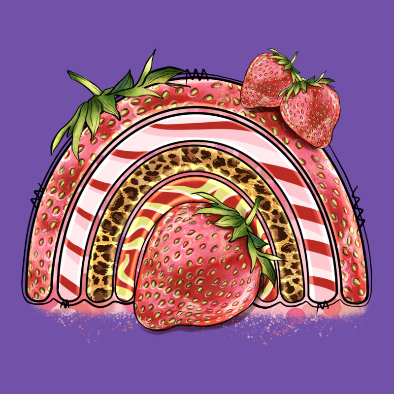 Strawberry Rainbow Premium Sweatshirt by BarkalooDesign | Teevron