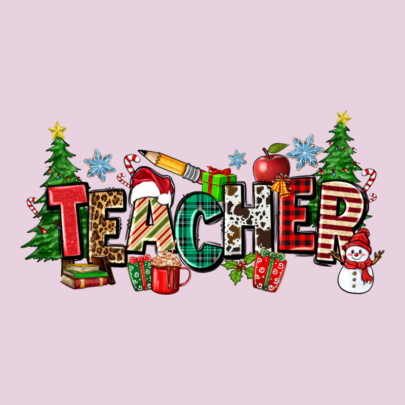 Christmas Teacher Ladies Tee by Zillion Design Studio | Teevron