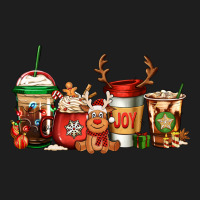 Reindeer Christmas Coffee Cups Classic Tee | Teevron
