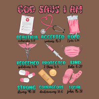 God Says I Am Nurse Zipper Hoodie | Teevron