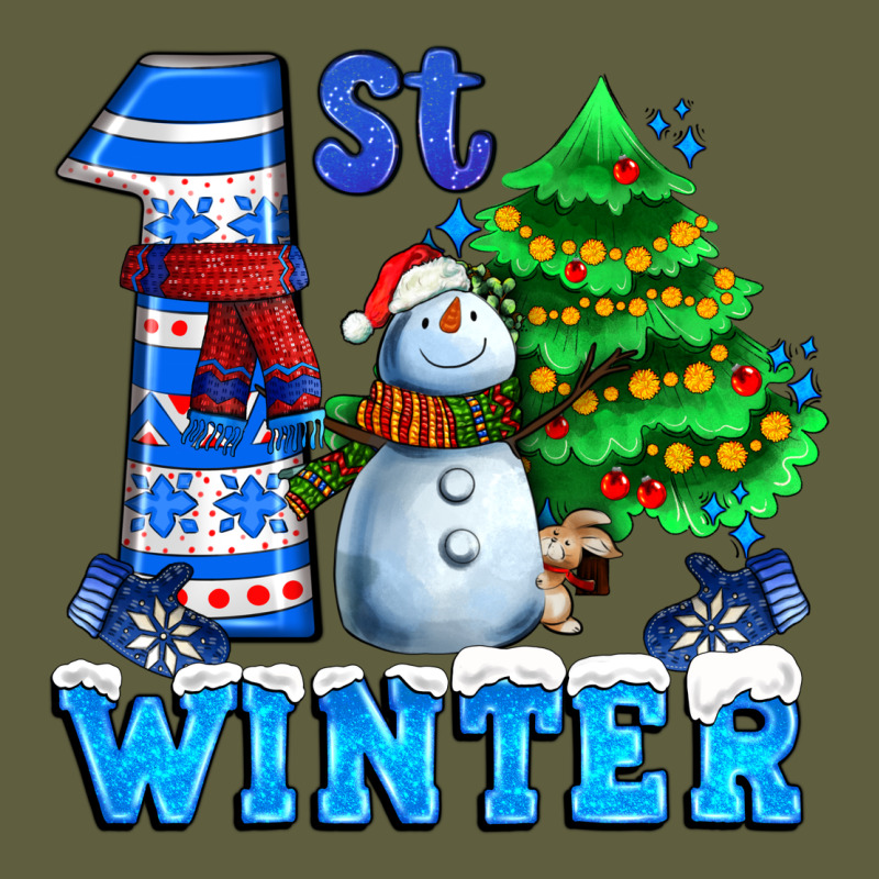 First Winter With Snowman Vintage Tee by AdoDesignShop | Teevron
