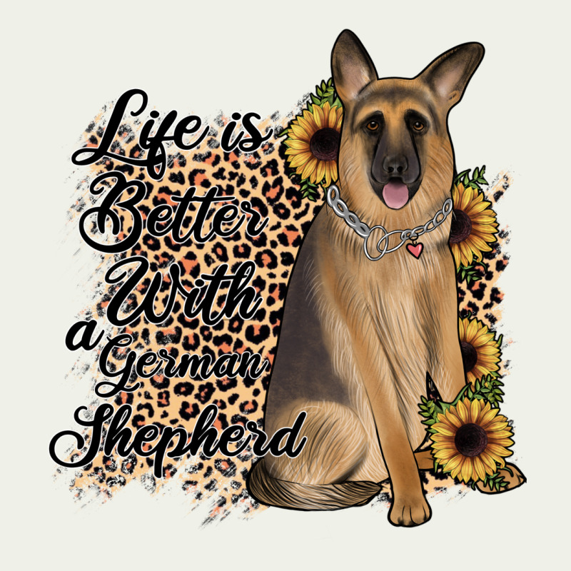 Life Is Better With A German Shepherd Urban Heavy Tee by JahusDesignShop | Teevron