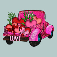Valentine's Day Heart Cactus Truck Heavy Core Tee | Teevron