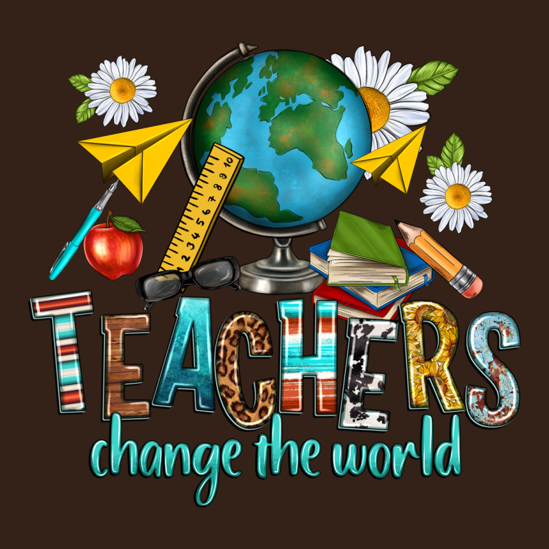 Teachers Change The World Heavy Core Tee by texasbilliewilder | Teevron