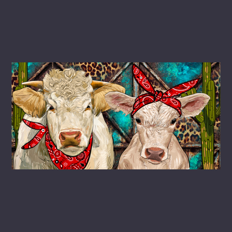 Charolais Bull And Calf Vintage Hoodie by RanaPortraitStore | Teevron