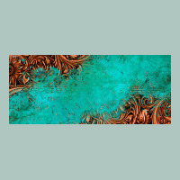 Tooled Leather Turquoise Glitter 11oz Mug Premium Sweatshirt | Teevron
