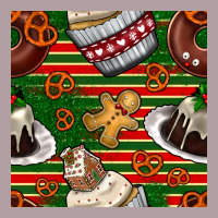 Christmas Cake Seamless Pattern Vintage Hoodie | Teevron