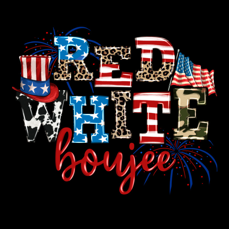 Red Whıte Boujee Premium Tee by AdoDesignShop | Teevron