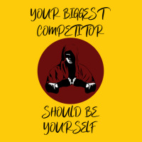 Your Biggest Competitor Premium Hoodie | Teevron