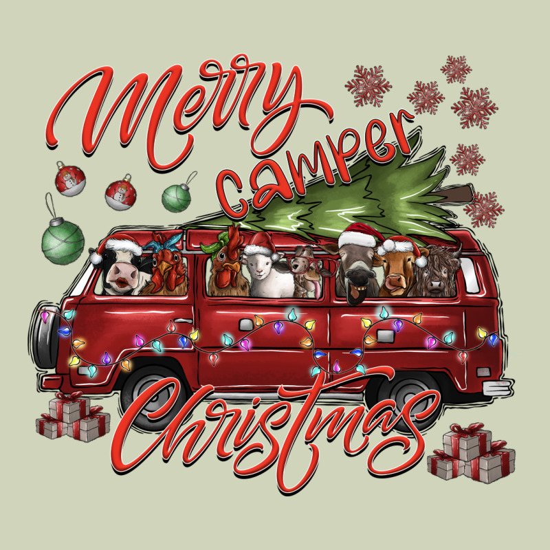 Merrycamperchristmas Heavyweight Hoodie by SublimationCraftShop | Teevron