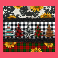 Christmas Trees And Sunflowers Premium Sweatshirt | Teevron