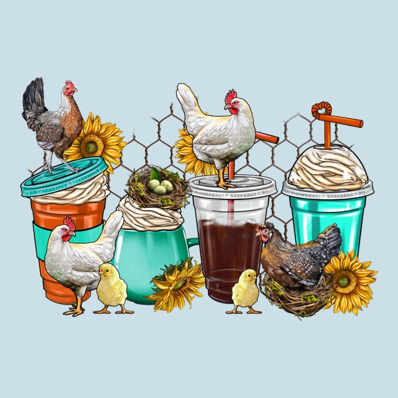 Chicken Coffee Cups Ladies Tee by texasbilliewilder | Teevron