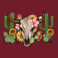 Bull Skull With Cactus Zipper Hoodie | Teevron