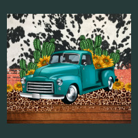Western Farm Truck Cactus And Sunflowers Premium Sweatshirt | Teevron