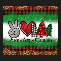 Peace Love Christmas Trees Classic Tee | Teevron