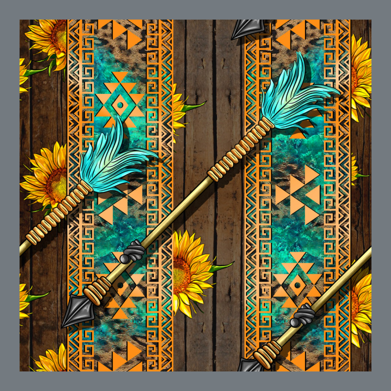 Aztec And Sunflowers Heavyweight Sweatshirt by BundleAndBundleShop | Teevron