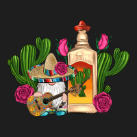 Mexican Tequila Gnomes Guitar Roses Cactus Serape Heavyweight Hoodie | Teevron