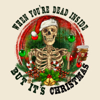 When You're Dead Inside But It's Christmas Ladies Tee | Teevron