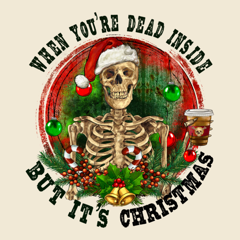 When You're Dead Inside But It's Christmas Ladies Tee by RanaPortraitStore | Teevron