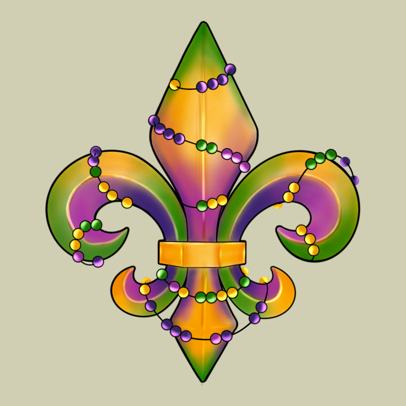 Mardi Gras Fleur De Lis Heavy Core Tee by RanaPortraitStore | Teevron