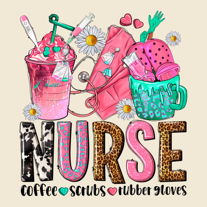 Nurse Coffee Scrubs Rubber Gloves Premium Tee by texasbilliewilder | Teevron