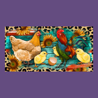 Chicken Rooster And Chicks With Leopard Vintage Hoodie | Teevron