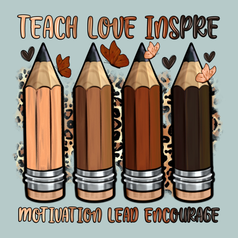 Teach Love Inspire Motivation Lead Encourage Heavy Core Tee by Zillion Design Studio | Teevron