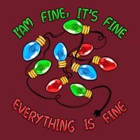 I'm Fine It's Fine Everything Is Fine Zipper Hoodie | Teevron