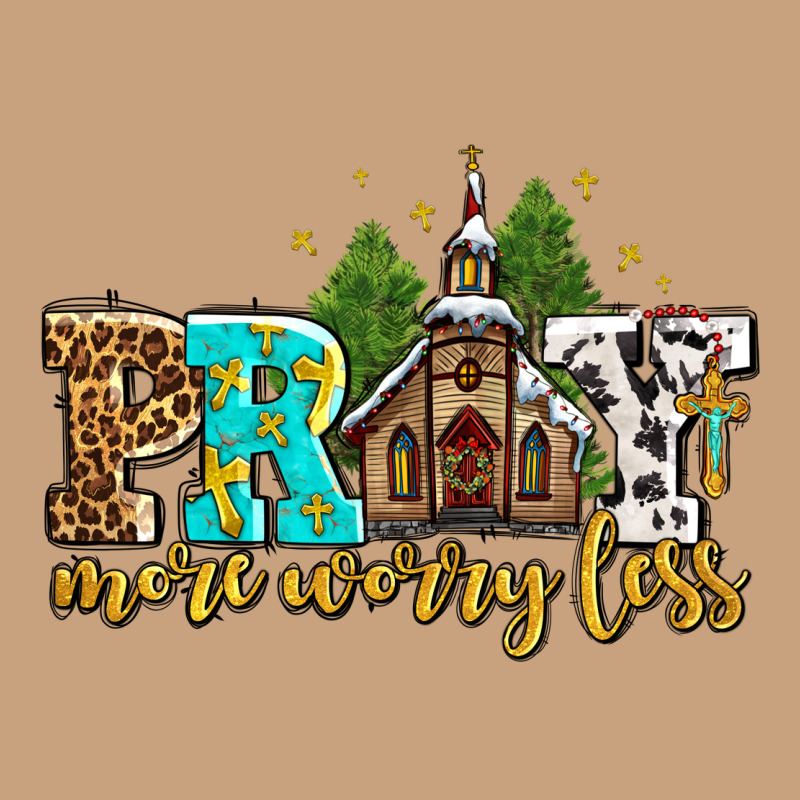 Pray More Worry Less With Church Vintage Tee by AdoDesignShop | Teevron