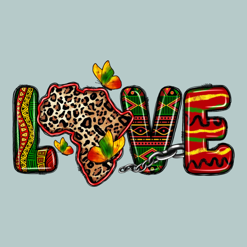 Love Africa Map Heavy Core Tee by Zillion Design Studio | Teevron