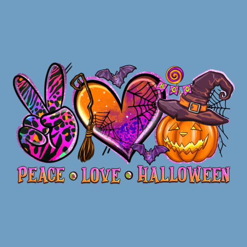 Peace Love Halloween Urban Heavy Tee by AdoDesignShop | Teevron