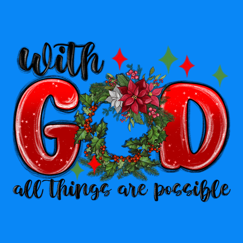 With God All Things Are Possible Zipper Hoodie by MaliasSmallBusiness | Teevron