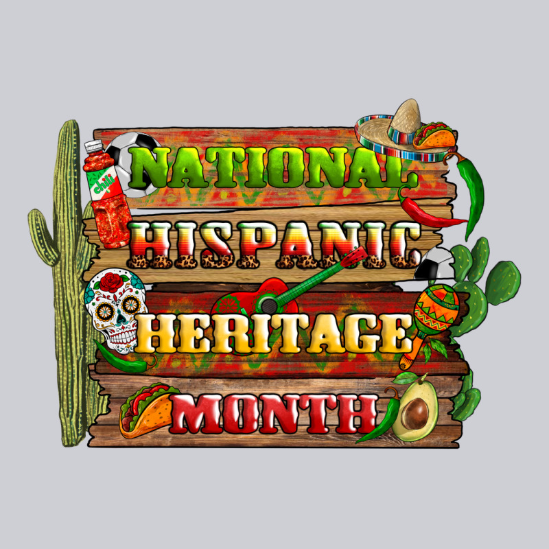 National Hispanic Heritage Month With Background Heavyweight Sweatshirt by BundleAndBundleShop | Teevron