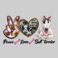 Peace Love Bull Terrier Premium Tee | Teevron