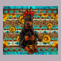 Doberman With Western Background Vintage Tee | Teevron