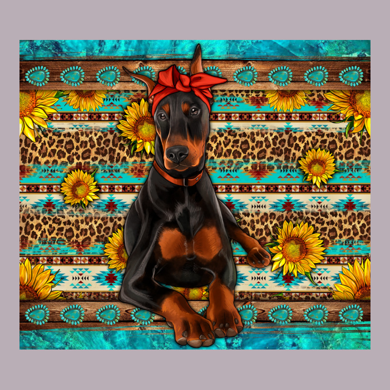 Doberman With Western Background Vintage Tee by Artiststas | Teevron