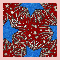 Glitter 4th Of July Seamless Pattern Urban Heavy Tee | Teevron