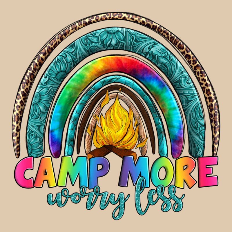 Camp More Worry Less Heavyweight Sweatshirt by Artiststas | Teevron