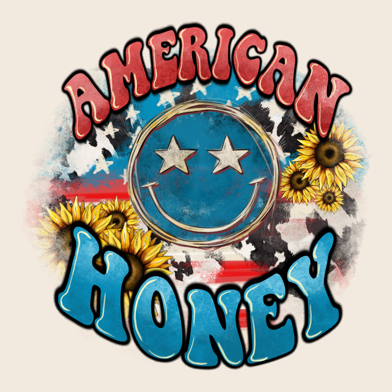 American Honey Smiley Zipper Hoodie by NancyCooperArtShop | Teevron