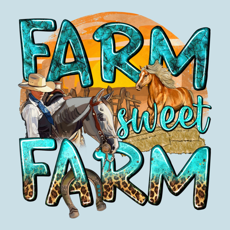 Farm Sweet Farm With Horses Ladies Tee by texasbilliewilder | Teevron