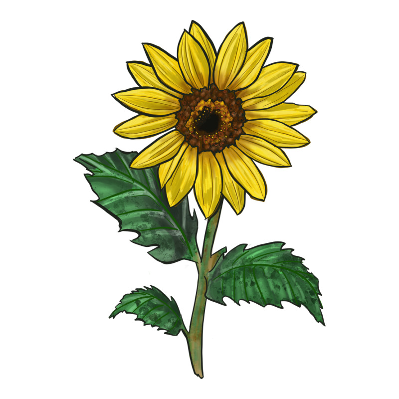 Sunray Yellow Sunflower Long Sleeve Tee by LillyAllenDesigns | Teevron