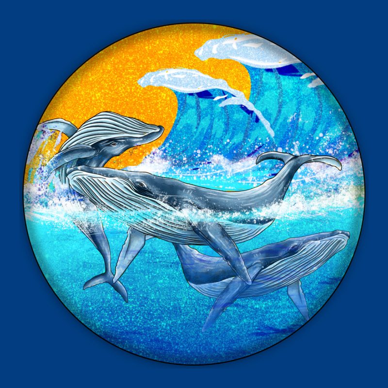 Humpback Whale Premium Sweatshirt by BarkalooDesign | Teevron