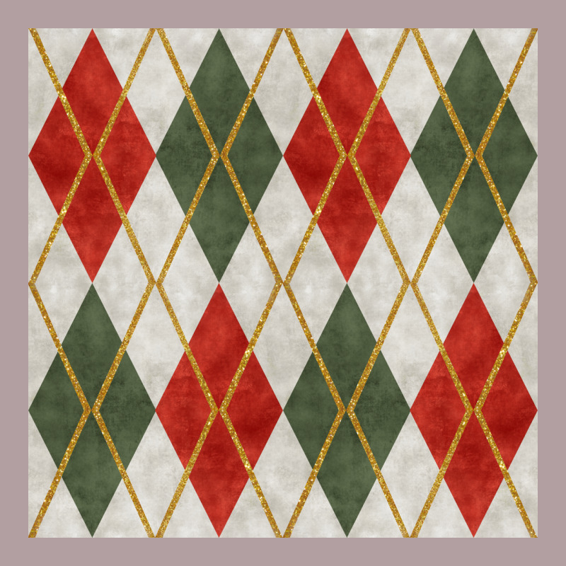 Christmas Diamond Plaid Seamless Pattern Vintage Hoodie by BundleAndBundleShop | Teevron