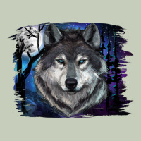 Wolf And Full Moon Ladies Tee | Teevron