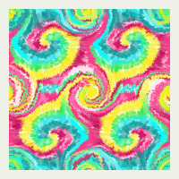 Tie Dye Seamless Pattern Urban Heavy Tee | Teevron